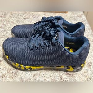 NOBULL Dark Gray and Yellow Athletic Shoes